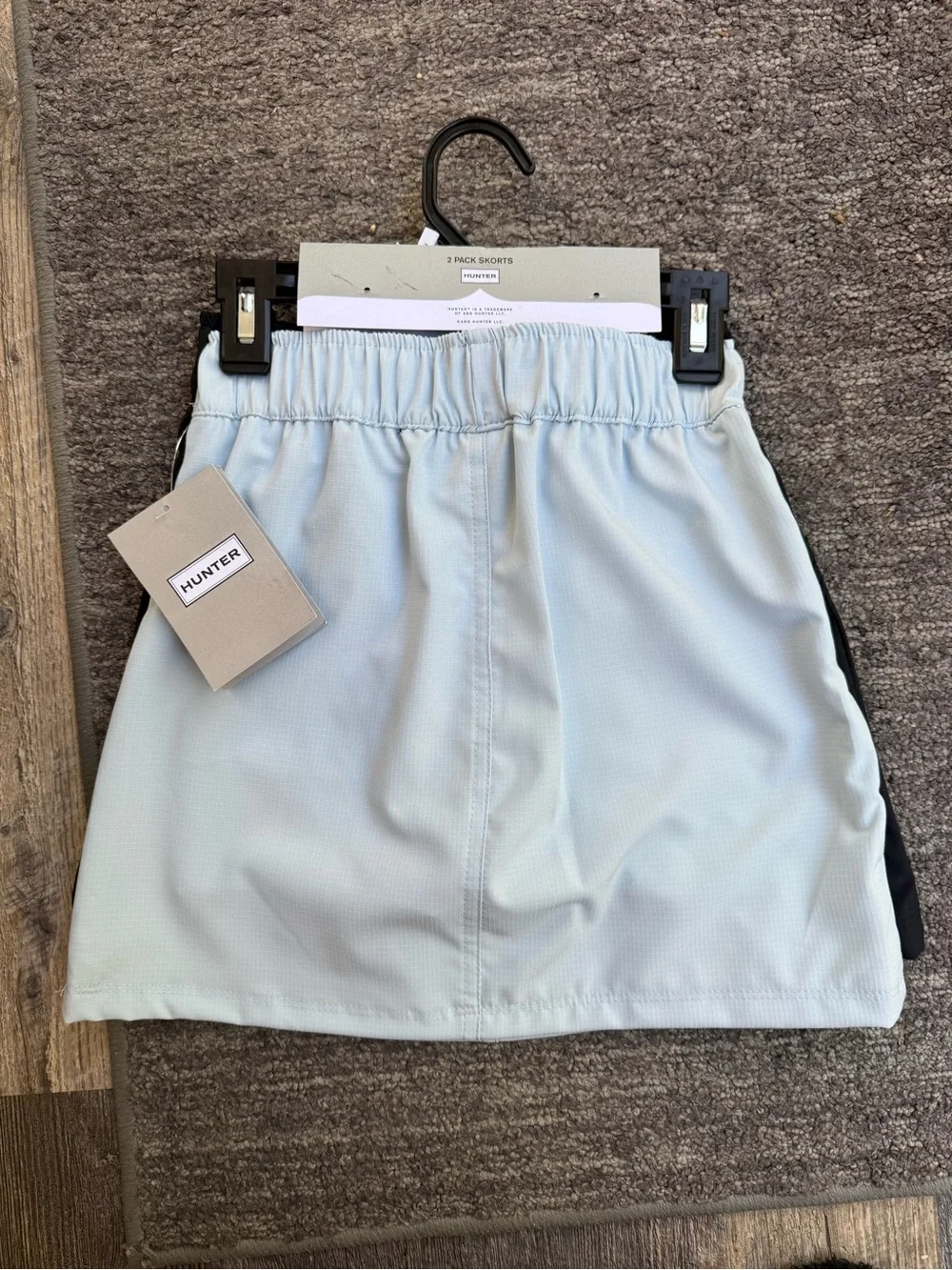 Hunter Black Mini Skort with Built-In Short - pack of 2